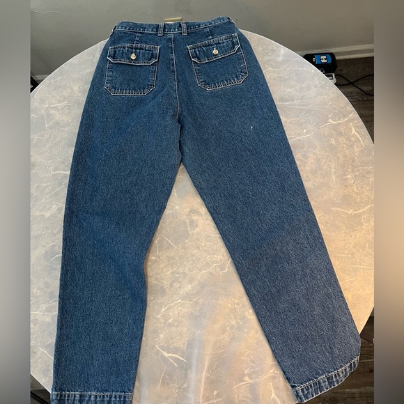 90s Vintage Northern Reflections High Rise Mom Jeans 30x29 – Classic Blue Denim - Picture 5 of 6